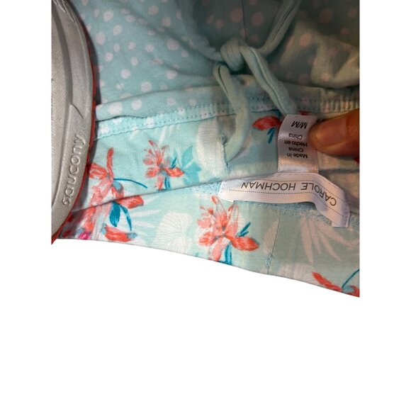 Carol Hochman Womens Polka Dot Pajama Shorts With Floral Trim medium 1676 - Picture 3 of 5